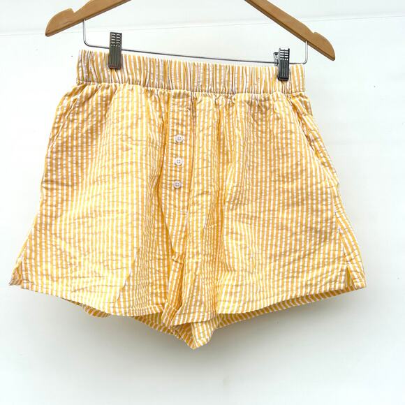 Daily Drills Women's Athletic Shorts Set - yellow - Picture 3 of 10